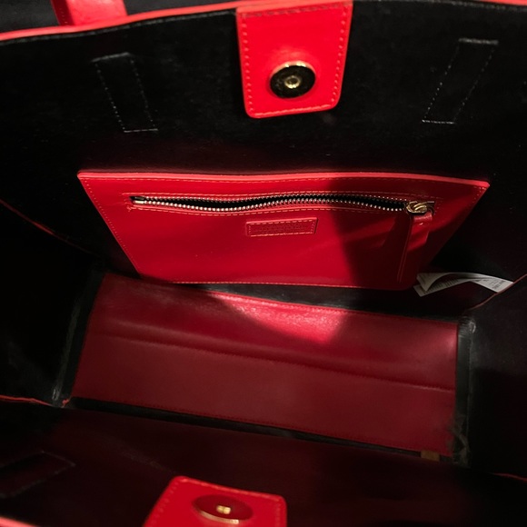 Versace Collection Large Red Tote - Picture 3 of 8